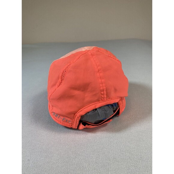 Nike Kids Featherlight Hat Neon Orange Hat Cap Adjustable - Picture 5 of 7